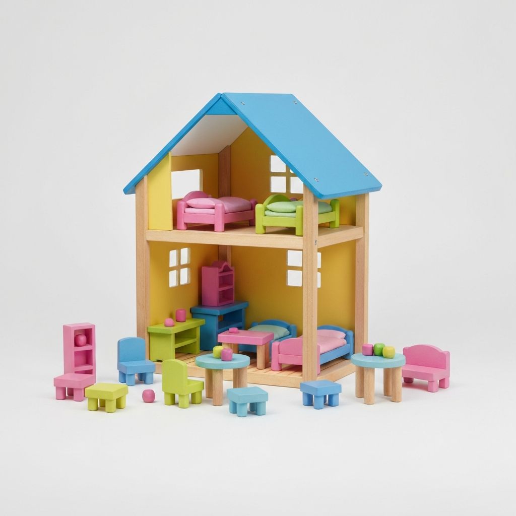 Dollhouse with Furniture